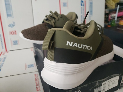 Zapatillas con cordones Senka Nautica para mujer - Oliva talla 10 M zapatos plumín #1i - Imagen 5 de 20