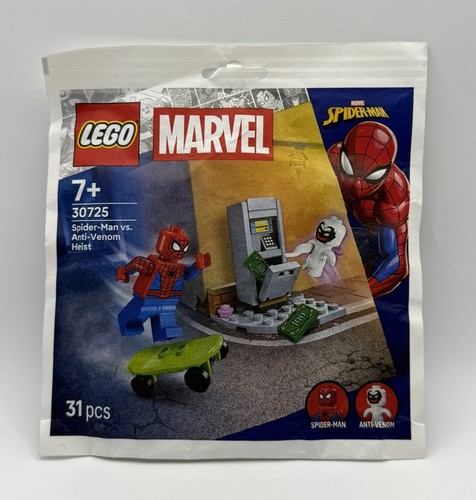 LEGO Marvel 30725 Spider-Man vs Anti-Venom Heist 31pc New Sealed Paper Bag