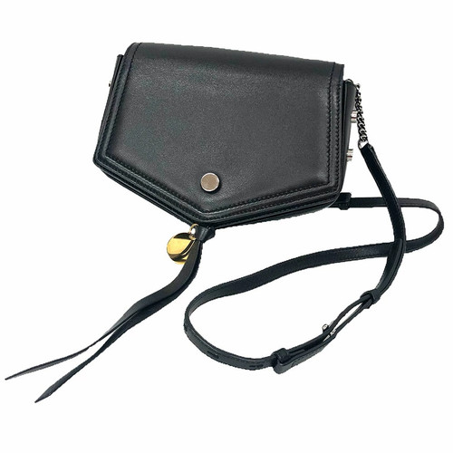 Jimmy Choo Arrow Shoulder Bag Pochette Leather Black
