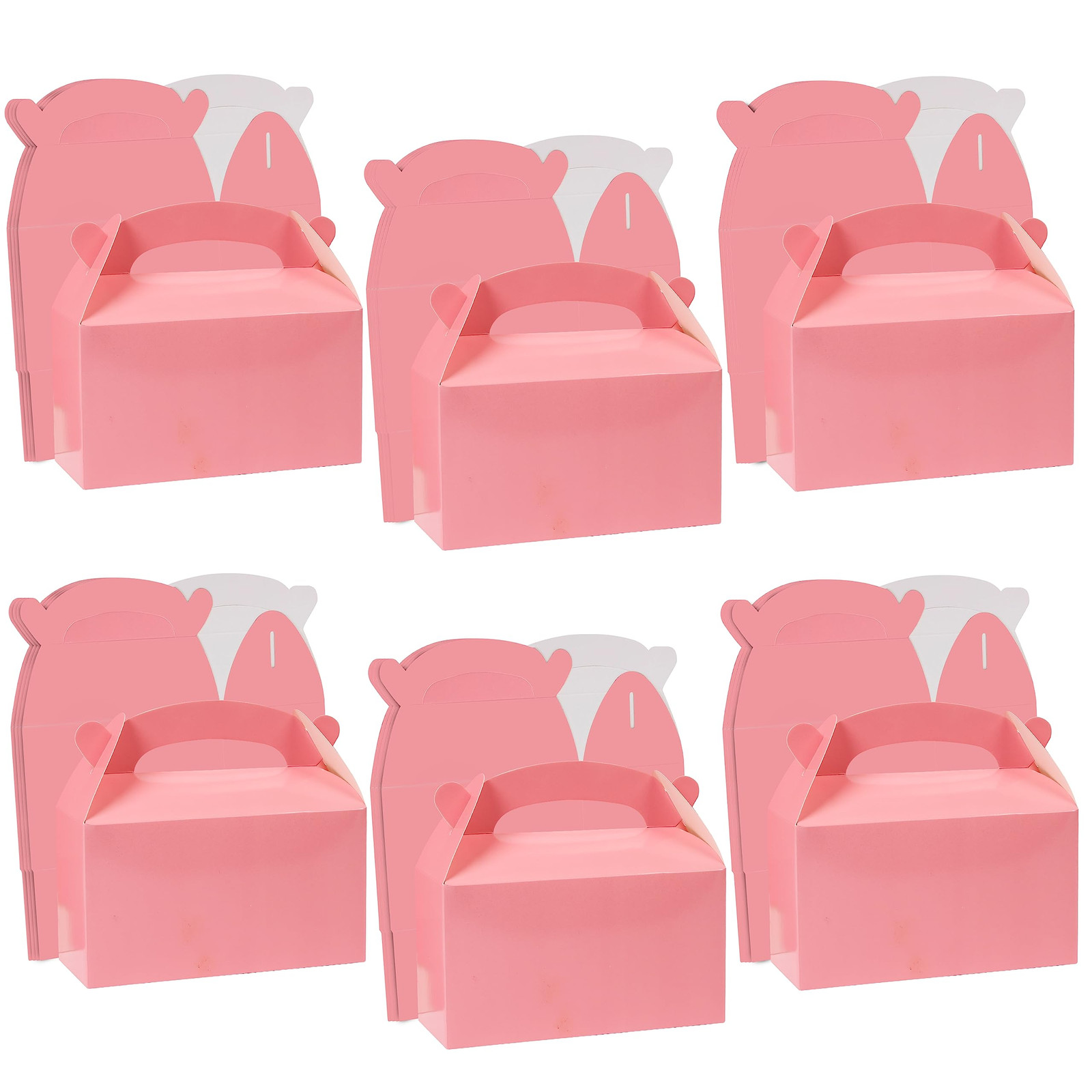 Набор подарочных коробок Pinke Geschenkbox mit Deckel Karton (24 штуки в упаковке) - 15,7 x 9