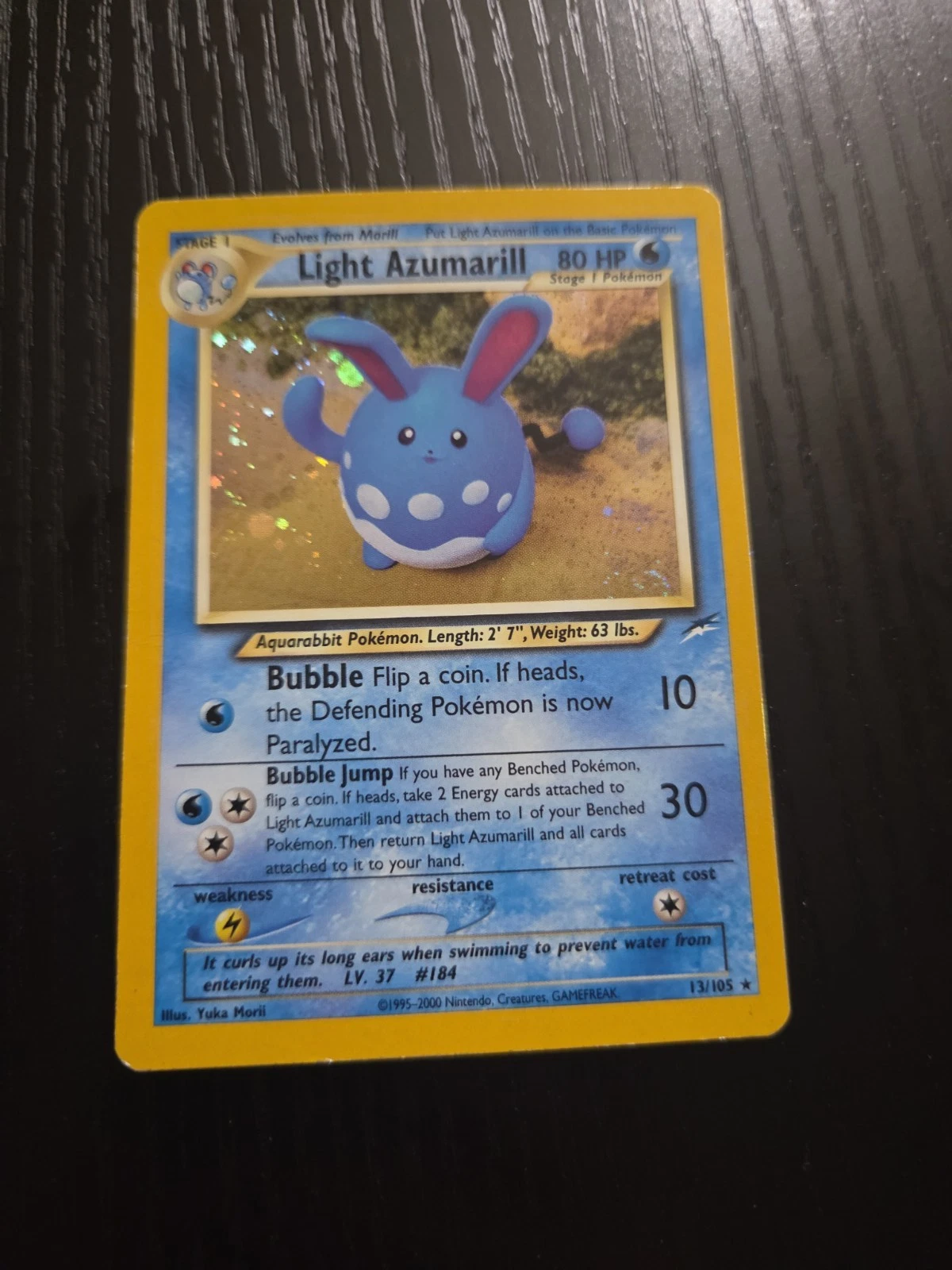 Light Azumarill 13/105 Neo Destiny Holo