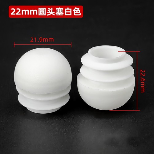 Domed Round Plastic End Caps Blanking Plugs Bung Tube Pipe Inserts 13mm - 76mm - Picture 22 of 61