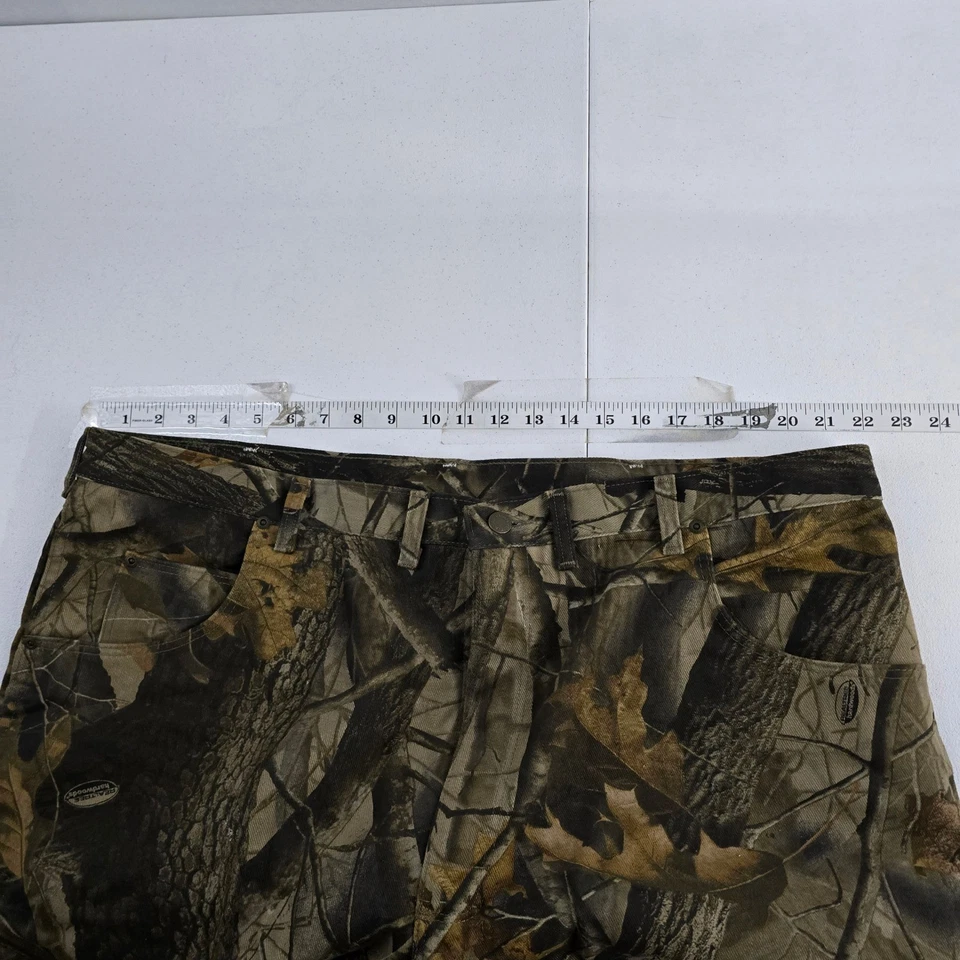 Wrangler Real Tree Camouflage Pants Men's 44x32 Cotton Hunting Outdoor - Image 3 of 4