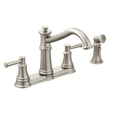 Moen 7255SRS Spot Resist Stainless Two-Handle Kitchen Faucet