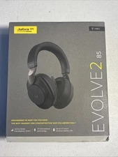 Jabra Evolve2 85 Stereo Wireless Headset (UC, USB-C) - Black With Link 380C