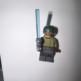 Lego Star Wars Rebels Minifigure Jedi Kanan Jarrus (Blind) Lightsaber 75170!