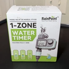 RainPoint Programmable 1-Zone Water Timer - Model Number ITV105