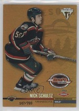 2001 Pacific Private Stock Titanium Draft Edition 147/780 Nick Schultz #137 1k9