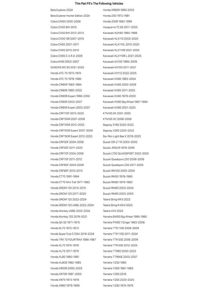 Primary Drive 420 MC Professional Chain Master Link For YAMAHA YZ60 1981-1983 - Image 4 of 4