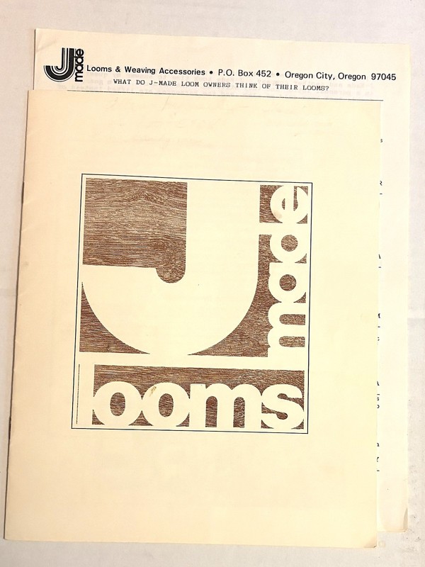 J-Made weaving loom catalog - 1990