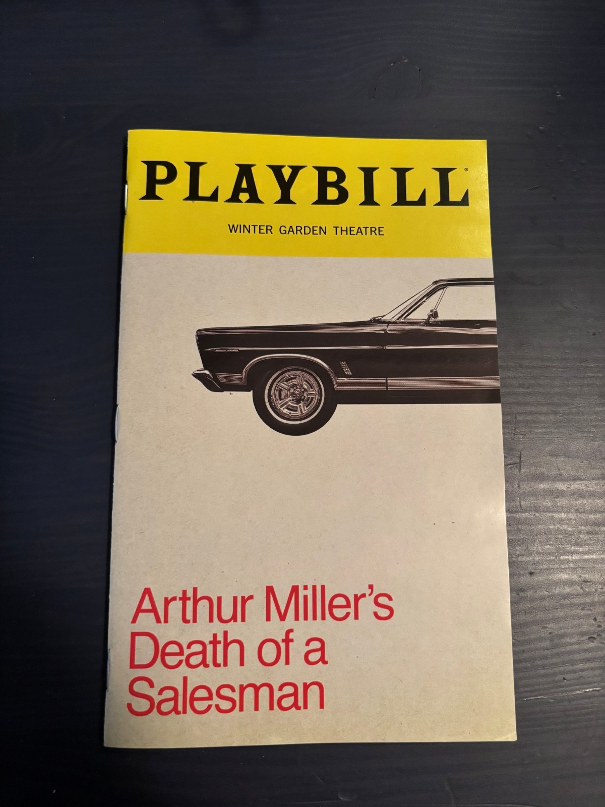 Death Of A Salesman Broadway Playbill Nathan Lane, Laurie Metcalf