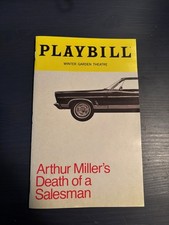 Death Of A Salesman Broadway Playbill Nathan Lane, Laurie Metcalf