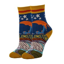 Women's Novelty Crew Socks Oooh Yeah Funny Fun Crazy Cool Socks