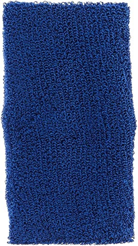 6-Inch Long Wrist Towel Wristbands (6 Pack) Blue - Picture 3 of 4
