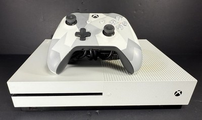 Microsoft Xbox One S Console 1TB Model 1681 + Winter Forces Controller + Cables