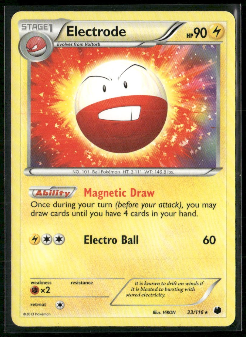 Electrode - 33/116 (BW Plasma Freeze) Deck Exclusives 033/116 Regular NM