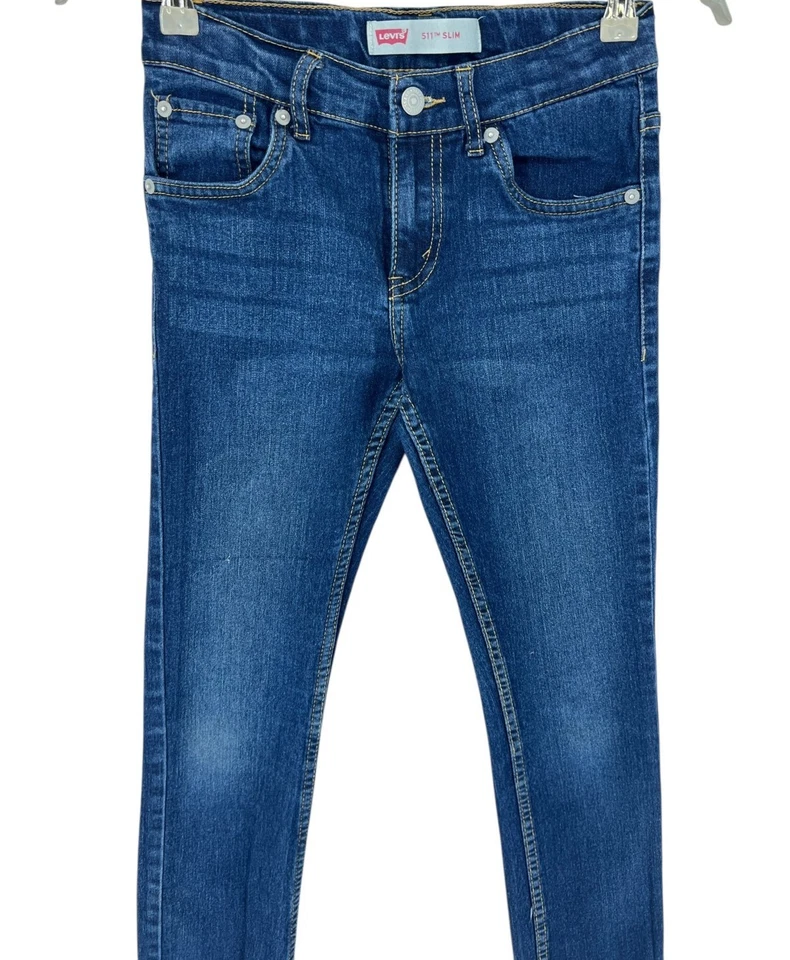 Levi's Strauss & Co 511 Enfants Filles Jeans Stretch Slim Taille 10Y W24 L27 - Photo 3/4