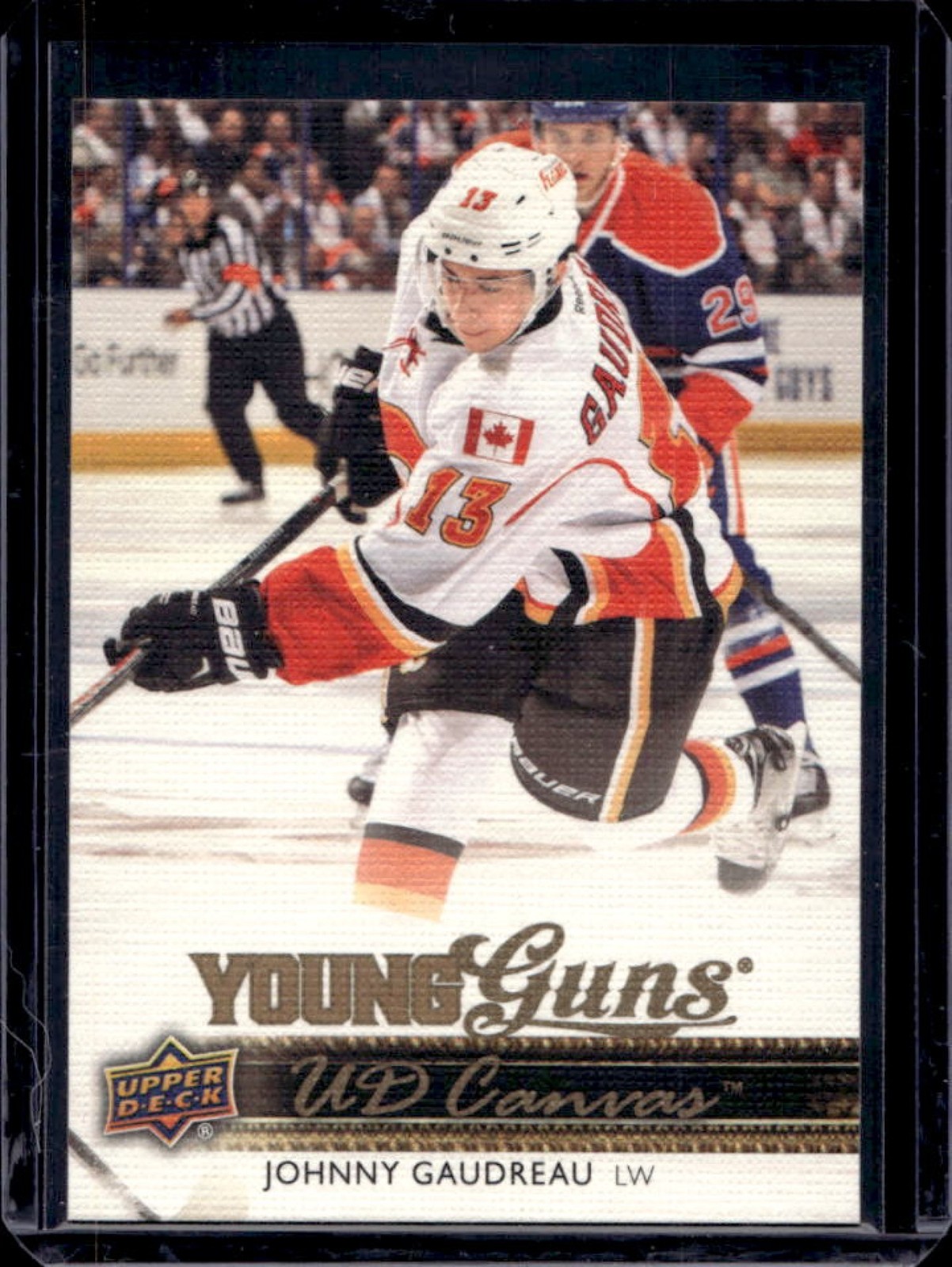 2014-15 Upper Deck Johnny Gaudreau UD Canvas Rookie Young Guns RC #C96 Flames