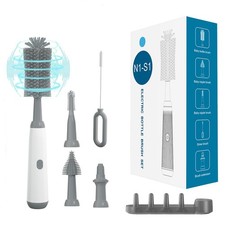 Baby Bottle Brush Cleaner with Extended Handle  Drying Holder, Baby Bottle B...