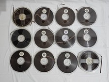 12 Unboxed 7-in Reel-to-Reel Tapes