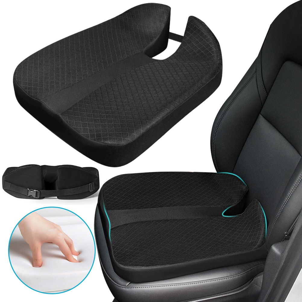Sitzkissen Orthopädisches Autositzkissen Sitzerhöhung Memory-Schaum Universal