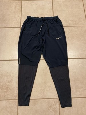 Nike Phenom Elite Hybrid Men Running Pants Blue Men's Size XL Tall