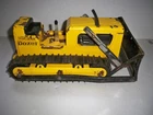 Vintage 1960's Mighty Tonka Giant Dozer Yellow Bulldozer construction toy