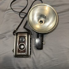 Vintage Kodak Duaflex IV 620 TLR Camera w/ Kodet Lens  Flashholder