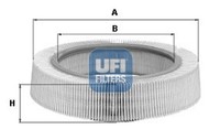 UFI Luftfilter 30.804.00 Filtereinsatz FüR Taunus Sierra Scorpio Consul Ford 5 2