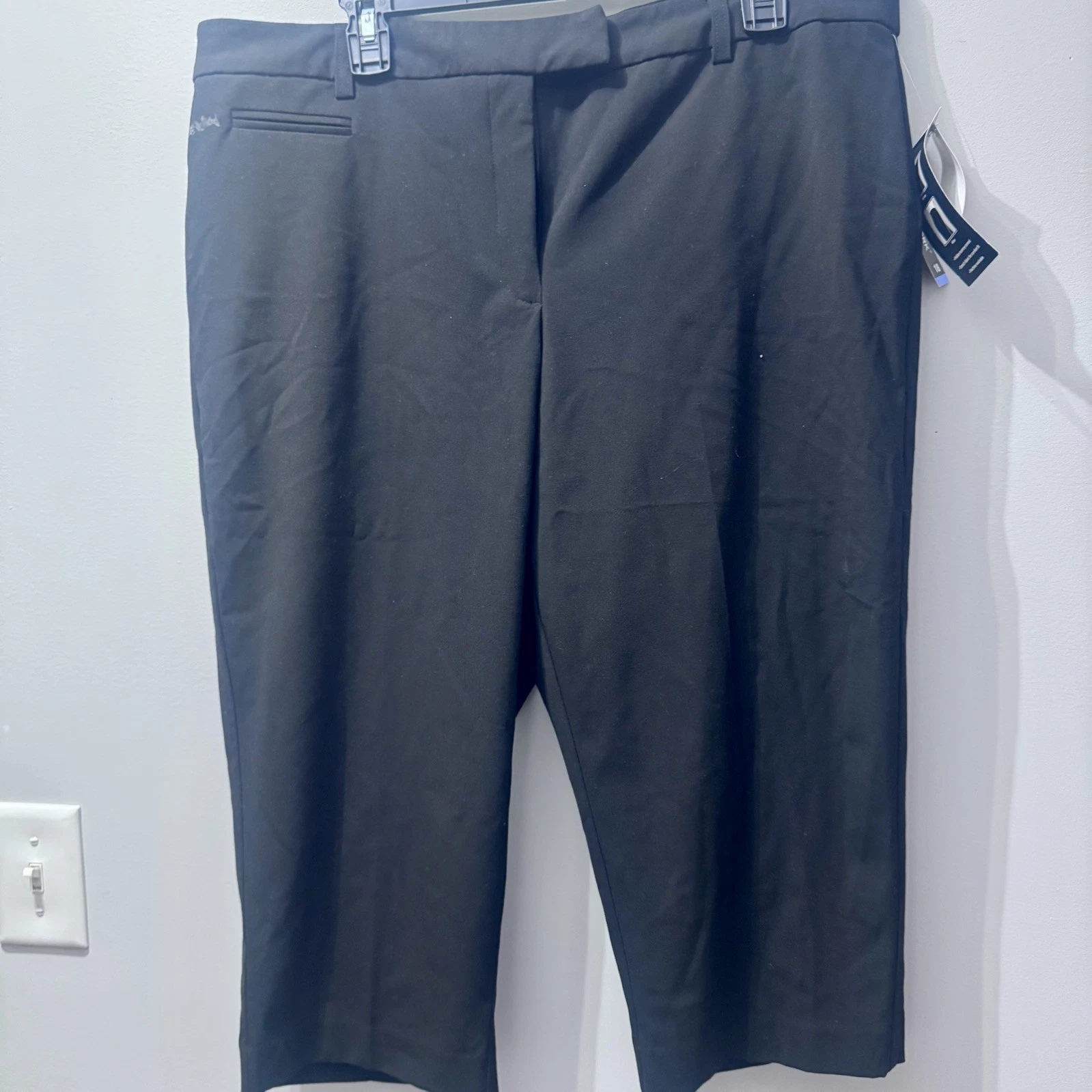 Briggs New York Slimming Solutions Black Cropped Dress Pants, Size 18, NWT
Opens in a new window or