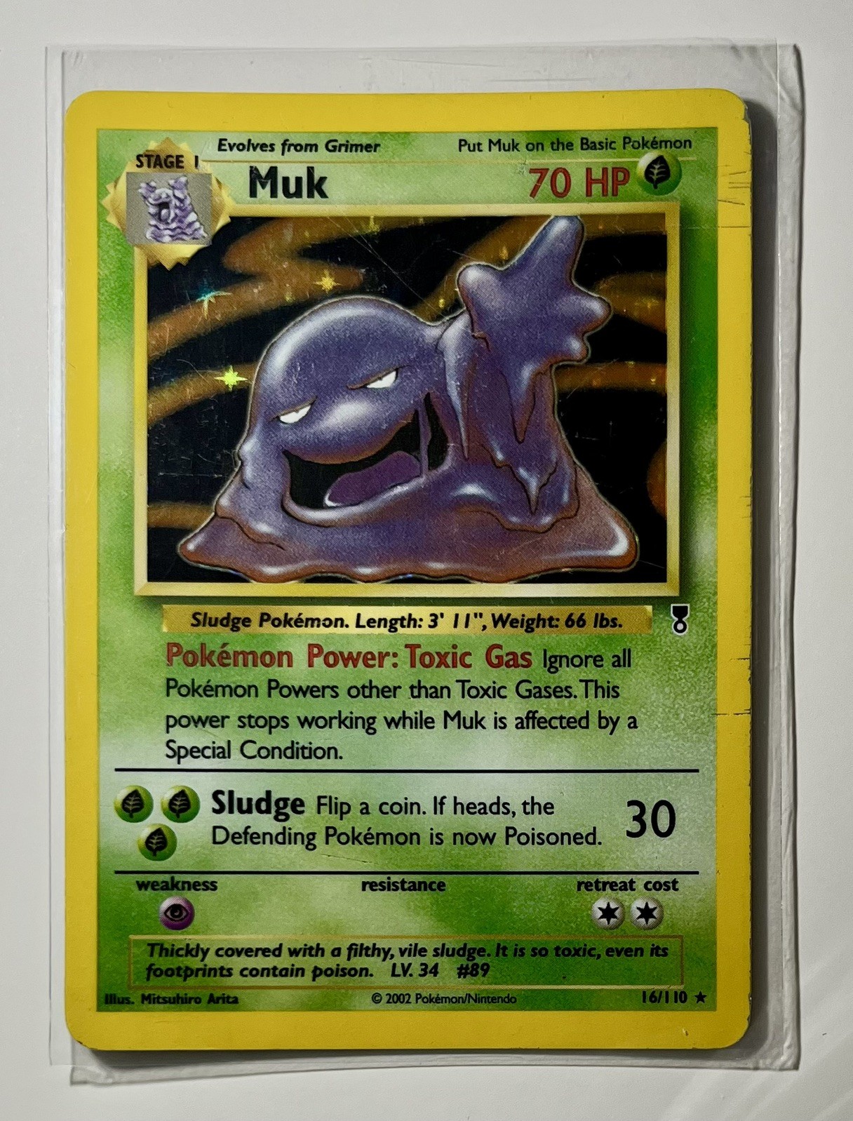 Pokémon TCG Muk Legendary Collection Holo Card 16/110 Rare NM