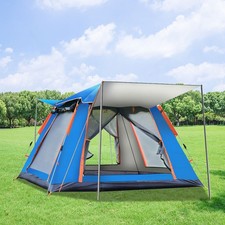 4-5 Person Automatic Camping Tent Hiking Instant Canopy Pop Up Tents Waterproof