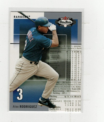 2003 Alex Rodriguez Fleer Box Score #3 Free Shipping E2262