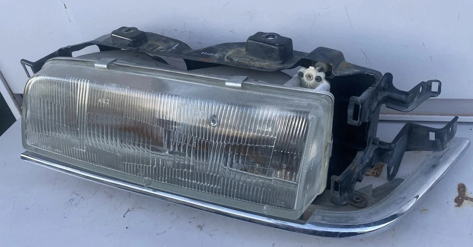 Conjunto de faros de vidrio Stanley izquierdo conductor sedán Acura Legend 87-90 1987-1990 Foto 4 de 4