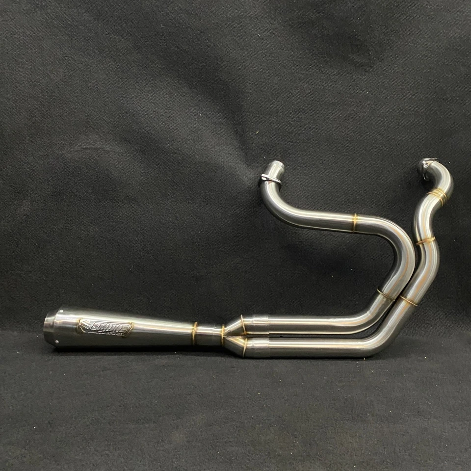 2 Into 1 Custom Exhaust Pipe Fit Harley Davidson Sportster Iron 1200 fullsystem - Изображение 4 из 4