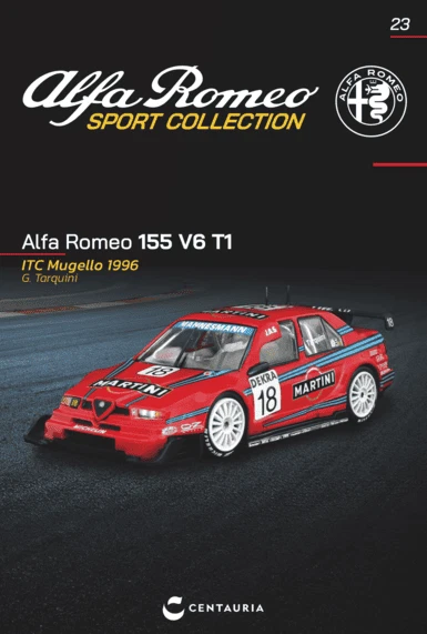 ALFA ROMEO 155 V6 TI - ITC MUGELLO- 1996 ALFA ROMEO SPORT COLLECTION 1:43 N#23 - Immagine 2 di 4