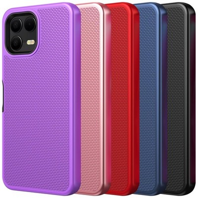 For T-Mobile Revvl 8 Pro Case Dual Layer Heavy Duty Shockproof Hybrid Cover