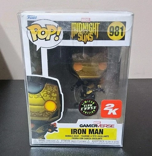 Funko POP Marvel Midnight Sun Gamerverse Vinyl Figure Iron Man 981 2K Glow CHASE