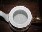 Happy Wedding Anniversary Vintage Tea Pot Teapot Porcelain Floral w/ Gold Trim — photo 5