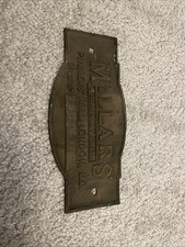 Old Vintage Sign (Millars Machinery Co)