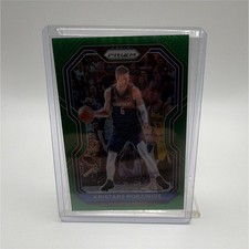 Panini 2020-21 Prizm Green Prizm Kristaps Porzingis #18 Dallas Mavericks