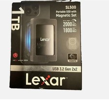 Lexar SL500 1TB Portable SSD Magnetic Set USB 3.2 Gen 2x2 Type-C, 6000MT/S