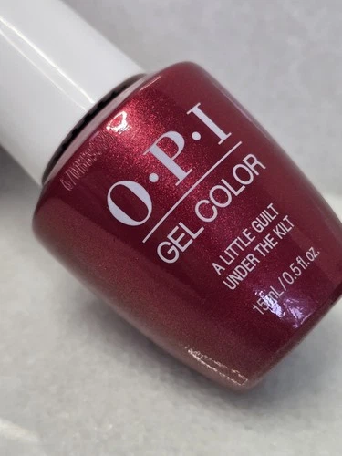 1 OPI GELCOLOR Gel Nail Polish 0.50 oz - A LITTLE GUILT UNDER THE KILT -Soak Off