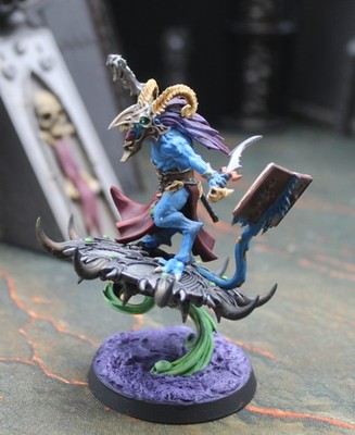 Thousand Sons  Tzaangor Shaman - Masterfully Painted #8057