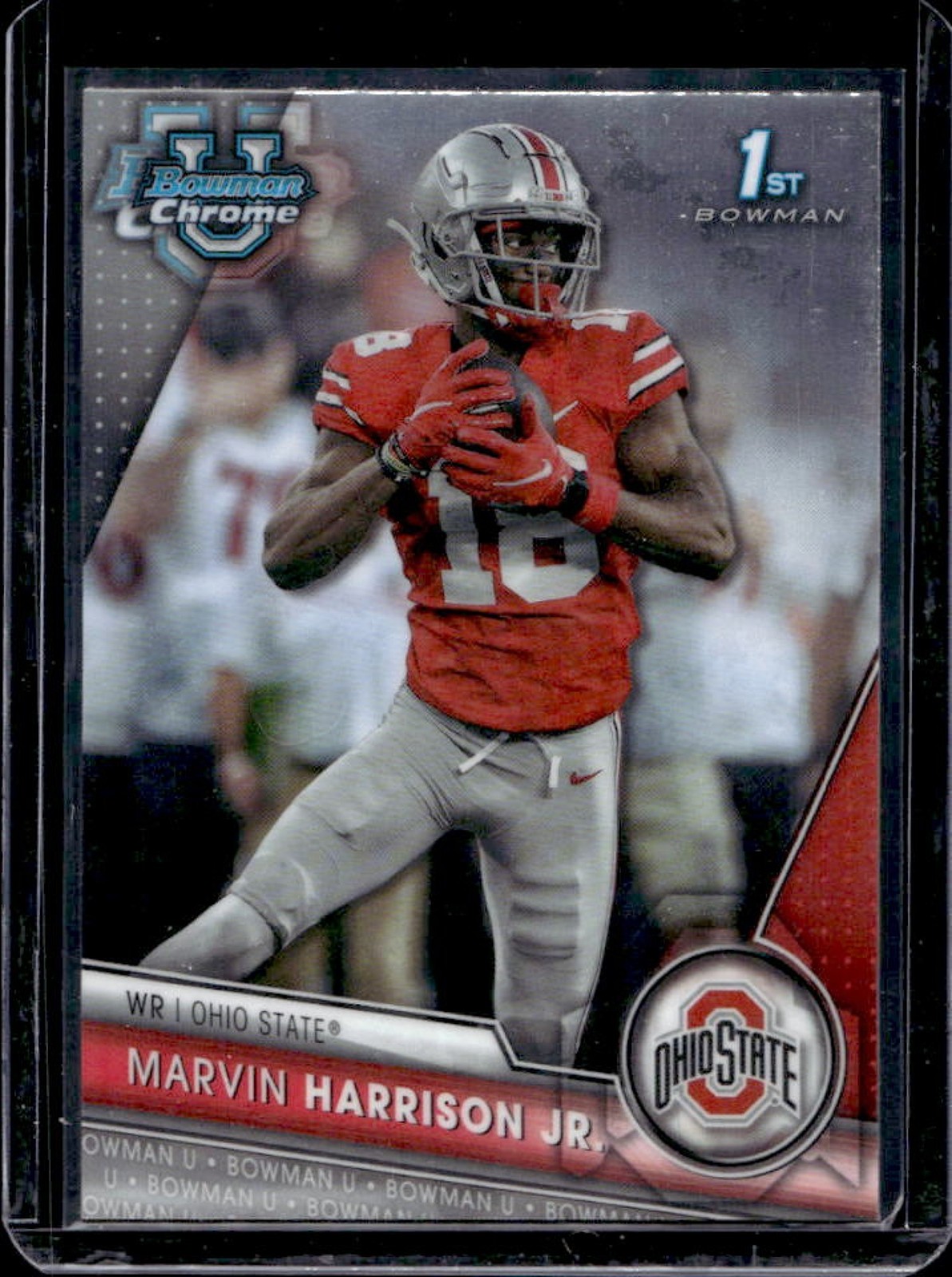2023 Bowman U Chrome Marvin Harrison Jr. 1st #100 Buckeyes