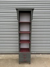 Wooden Bookcase with 3 Drawers Tall Storage Cabinet Home Decor