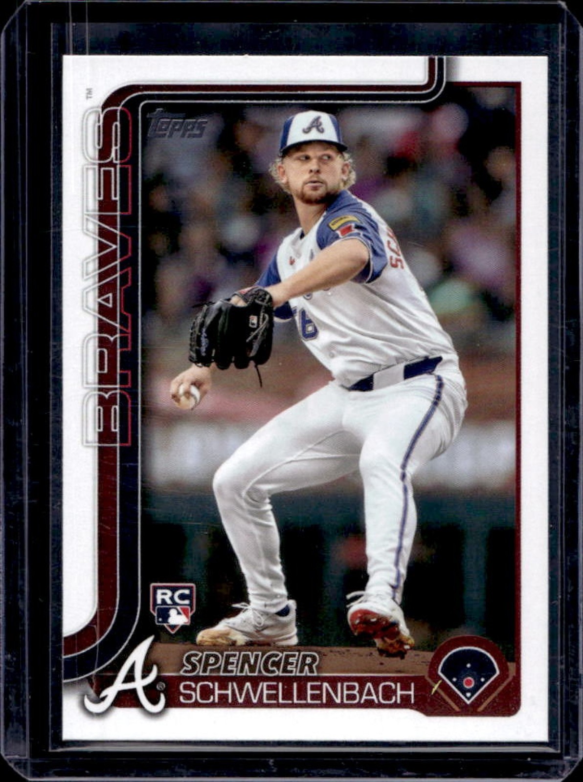2025 Topps Spencer Schwellenbach RC Rookie #103 Braves