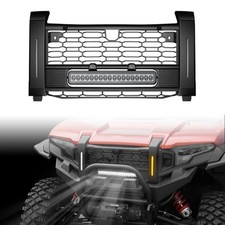 Front Mesh Grill with LED Spotlight for Polaris Xpedition XP/XP 5/ADV/ADV 5