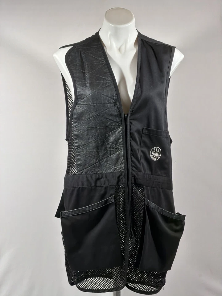 Beretta Mesh Shooting/Hunting Vest Mens Large Black Right-Handed Padded - Image 4 of 4