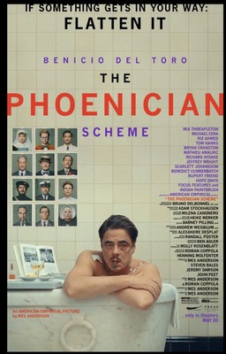 The Phoenician Scheme (2025) Original DS Movie Poster 27x40, D/S Wes Anderson